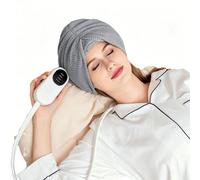 Masseur éLectrique for La TêTe Et Le Cuir Chevelu, Massage Profond à Compression D'Air à 360° 3 Modes De Massage Et 3 Niveaux TempéRature Soulagement Des Migraines(Gray)