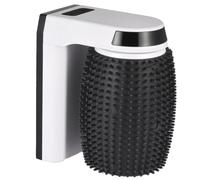 Masseur électrique pour chat, toiletteur automatique rotatif pour chat, masseur pour chat avec brosse murale, brosse d'angle pour chat, peigne de toilettage doux pour soulager, poche à herbe à chat