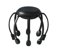 Masseur électrique pour cuir chevelu - Design pieuvre huit griffes détachables Appareil de grattage à 360 degrés, outil de relaxation, portable, rituel de bien-être personnel pour calmer les muscles