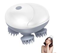 Masseur électrique pour cuir chevelu, masseur de tête portable rechargeable avec 96 nœuds de massage, étanche et portable pour cuir chevelu, griffes de massage pour relaxation complète du corps