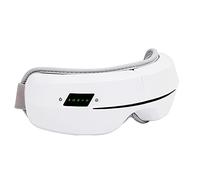 Masseur électrique pour les yeux avec chaleur, Bluetooth Musique, rechargeable, masque de massage oculaire pour détendre et réduire la fatigue oculaire, les cernes, les poches oculaires, améliorer le