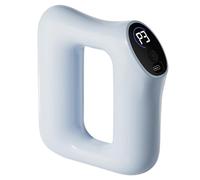 Masseur électrique pour tout le corps et le ventre, ceinture en tissu avec fonctionnement silencieux de 48 dB, 5 niveaux de vitesse et chaleur pour brûler les graisses, relaxation musculaire à la mai