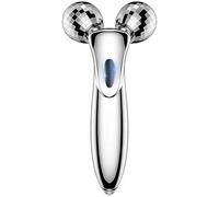Masseur facial à double bille, appareil à micro-courant pour raffermir le visage, soin anti-âge pour rides du cou et contour en V, alimenté par énergie solaire, outil manuel de modelage et lifting