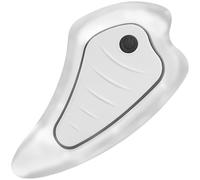 Masseur facial électrique, outil Guasha à lumière rouge et bleue, rechargeable par USB, vibration haute fréquence, design ergonomique en alliage de zinc et ABS