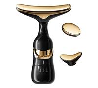 Masseur facial électrique - Rouleau de lifting à 3 têtes, dispositif tonifiant et raffermissant de la peau, réducteur de double menton | Outil de beauté rechargeable pour femmes, soins personnels