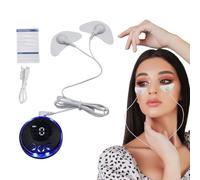 Masseur facial EMS - 8 modes stimulateur musculaires du visage avec patch | 19 niveaux micro-courant pour minceur, lifting et rajeunissement de la peau