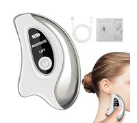 Masseur facial - Outil de sculpture Gua Sha 2 en 1, rouleau de contour de levage de la peau avec design ergonomique, rehausseur de relaxation de beauté, idéal pour les soins de la peau quotidiens, les