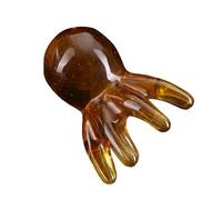 Masseur Gua Sha relaxant pour le visage, le corps, le cuir chevelu - Tête de pieuvre ergonomique et portable - Pour une utilisation à la maison ou en voyage