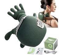 Masseur intelligent de cou et d'épaules, masseur de mains réelles, masseur de pétrissage, masseur Shiatsu portable sans fil pour le cou et le dos, masseur de mains chauffant, maître de massage