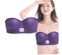 Masseur mammaire USB Masseur de mammaire électrique sans fil 3 Réglage des engrenages Machine de massage confortable de vibration intelligente pour façonner la belle poitrine anti-poitrine viole