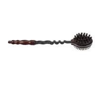 Masseur Manuel à Marteau pour Dos et Épaules en Silicone Noir | Massage Précis des Points de Pression, Portable et Souple, Usage Maison ou Voyage, pour Longues Journées