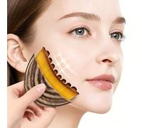 Masseur manuel de drainage lymphatique - Brosse de contour du visage et outil de massage de la cellulite pour le corps Gua Sha - Brosse de soin de la peau à poils doux pour un éclat rafraîchissant