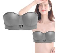 Masseur massageur USB Massageurs électriques sans fil 3 Réglages de vitesse Machine de massage confortable vibration intelligente pour façonner la belle poitrine anti-gris argenté...