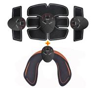 Masseur Musculaire Abdominal Fitness Abs Bras Patchs D'entraînement Instrument D'exercice Musculaire Usb Charge Maison Hommes - Type 6pack3in1 And Hip