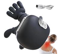 Masseur Nuque Appareil De Relaxation Musculaire | Masque De Cou Rechargeable Sans Fil Avec Chaleur 2 Modes pour maison pause routine coucher trajet weekend vacances