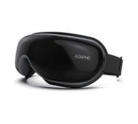 Masseur oculaire avec chaleur, compression masque de massage des yeux rechargeable avec musique bluetooth noir
