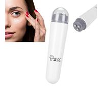 Masseur oculaire électrique, dispositif anti-âge Massage des yeux relaxant avec 4 têtes de massage de remplacement, réduction des cernes et des sacs, masseur facial anti-âge