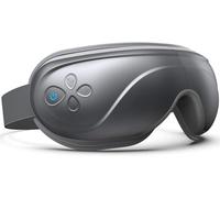 Masseur oculaire RENPHO avec chaleur et compression, Cadeau Personnalisé | Masque oculaire migraine pour soulager la fatigue oculaire et les cernes, Musique Bluetooth pour une relaxation profonde,Gris