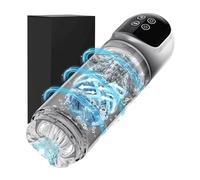 Masseur personnel masculin avec 7 modes, appareil de massage compact portable(Grey Box)