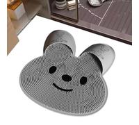 Masseur Pied De Douche - Pinceau À Coussin En Silicone, Exfoliation De La Peau Morte | Tampon De Bain Sans Glissement Avec Texture De Forme De Lapin Doux, Pour Le Nettoyage Des Pieds, Massage Des B