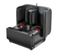 Masseur Pied Shiatsu Avec Chaleur, Chauffe-pieds Électrique Pour Soulager Les Douleurs Masseur De Mollets Appareil De Massage Électrique Pour La Maison Ou Le Bureau, Femmes Et Hommes(Black)