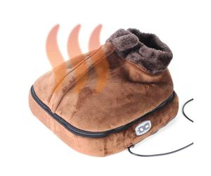 Masseur pieds 2-en-1, chaleur 40 50 60°c, housse lavable, 140x20