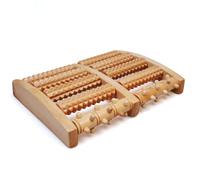 Masseur Pieds Double en bois - Appareil de Massage des Pieds -Acupression Shiatsu Original - Outils de Réflexologie Appareil Massage des pieds -Thérapie Réflexologie Plantaire/Détente