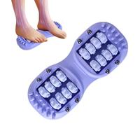 Masseur Pieds-Outils de Réflexologie Profonde, Dimensions 33 x 14 x 4.2 cm,Ustensiles Massage des Pieds,Rouleau à Acupression Portable,Idéal pour Pieds Raides, Yoga,Fasciite Plantaire (Violet)