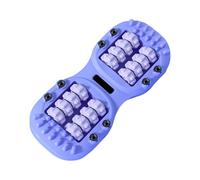 Masseur plantaire avec rouleau - Masseur Trigger Point pour les pieds | Double rouleau ABS pour muscle | Thérapie de récupération portable unisexe pour la maison, les jambes, le dos, le cou