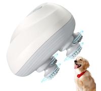 Masseur pour animaux de compagnie trois modes 1200mAh Masse-chat électrique étanche pour les chats et les chiens intérieurs avec 4 têtes de massage rotatifs soulageant les muscles, le stress et