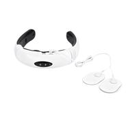 Masseur pour le cou et le dos, stimulateur musculaire rechargeable avec 6 modes, massage corporel avec 2 électrodes - pour femmes et hommes, usage domestique, épaules, corps pieds et anniversaire