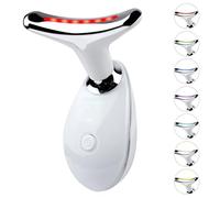 Masseur pour le visage et le cou, 7 couleurs multifonctionnelles pour soins de la peau, appareil de beauté LED pour le visage et le cou pour un usage domestique