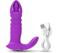 Masseur prostate pour homme Plug Anale Femme Homme Vibrant en Silicone Imperméable Télécommande Sans fil,Butt Plug Anales Vibromasseur Anal Poussant JYH7
