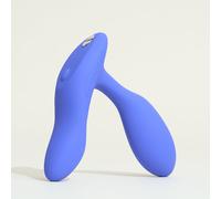 Masseur prostatique connecté Vector+ We Vibe - silicone, 100 % étanche, rechargeable USB, connecté à l'application, télécommandé - Bleu
