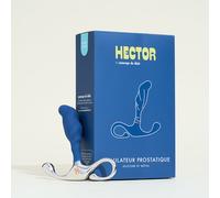Masseur prostatique expert Hector Passage du Désir - silicone, 100 % étanche, 9 cm - Bleu