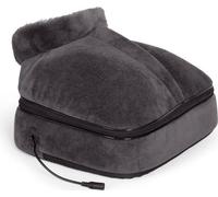 Masseur shiatsu 2 en 1 - LIVOO - DOS204 - Pieds et dos - 24 tetes - 3 vitesses - Avec ou sans chaleur - Gris
