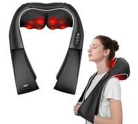 Masseur Shiatsu pour le dos et le cou avec chaleur, coussin électrique Alljoy pour soulager les douleurs cervicales, utilisation confortable à la maison, au bureau, idée cadeau pour papa, maman, homme