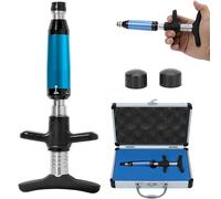 Masseur spinal réglable 50-300 N, outil chiropratique manuel | Acier inoxydable 304, 6 niveaux de force (50-300N), soulage la scoliose, les douleurs cervicales et lombaires (bleu)
