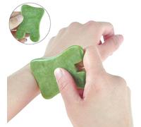 Masseur Thérapeutique Spa Anti-Stress, 1 Pièce, Planche À Gratter, Nouvelle Pierre De Jade Naturelle, Planche De Guasha, Outil De Massage