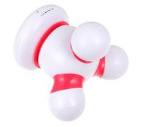 Masseur triangulaire mini portable ABS rouge pour cou et ischio-jambiers 1 | Léger et facile à ranger, prise en main à une seule main, pour clubs de santé, massages à domicile