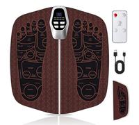 Masseurs Électriques pour Les Pieds, Appareil Massage Des Pieds avec 8 Modes et 32 Niveaux D'intensité, Masseur Pied Pliable et Portable avec USB pour Améliorer et Soulager Les Douleurs Musculaires