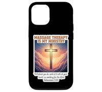 Masseuse chrétienne Masseuse La thérapie de Massage est Mon ministère Coque pour iPhone 12/12 Pro