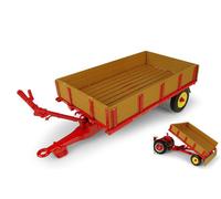 Massey Ferguson 3t Remorque Mega 1:3 2 Model 5329 Universal Hobbies