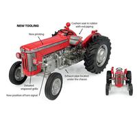 Massey Ferguson 65 Mk II Tracteur 1:32 Modèle UH6395 UNIVERSAL HOBBIES