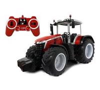 JAMARA 405301 Massey Ferguson 8S.285 1:16 Tracteur RC 2,4 GHz, Son du Moteur (désactivable), Son d'avertissement de recul, Fonction d'arrêt, 2 Roues motrices, pneus en Caoutchouc, LED Lumineuses,