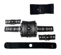 Massforce Massfit Intensity - Ceinture abdominale Electrostimulation EMS - 2 patchs bras - Ceinture sudation supplémentaire