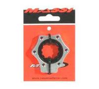 Massi Adaptateur de frein à disque 48823 Center Lock vers 6 trous Noir