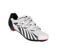 Massi Ares - Chaussures Route Unisexe, Couleur Blanc/Noir, Taille 40