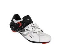 Massi Argo - Chaussures route unisexe, couleur blanc/noir, taille 43