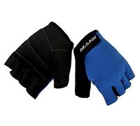 Massi Basic - Gants de Cyclisme Unisexe, Couleur Bleu, Taille S